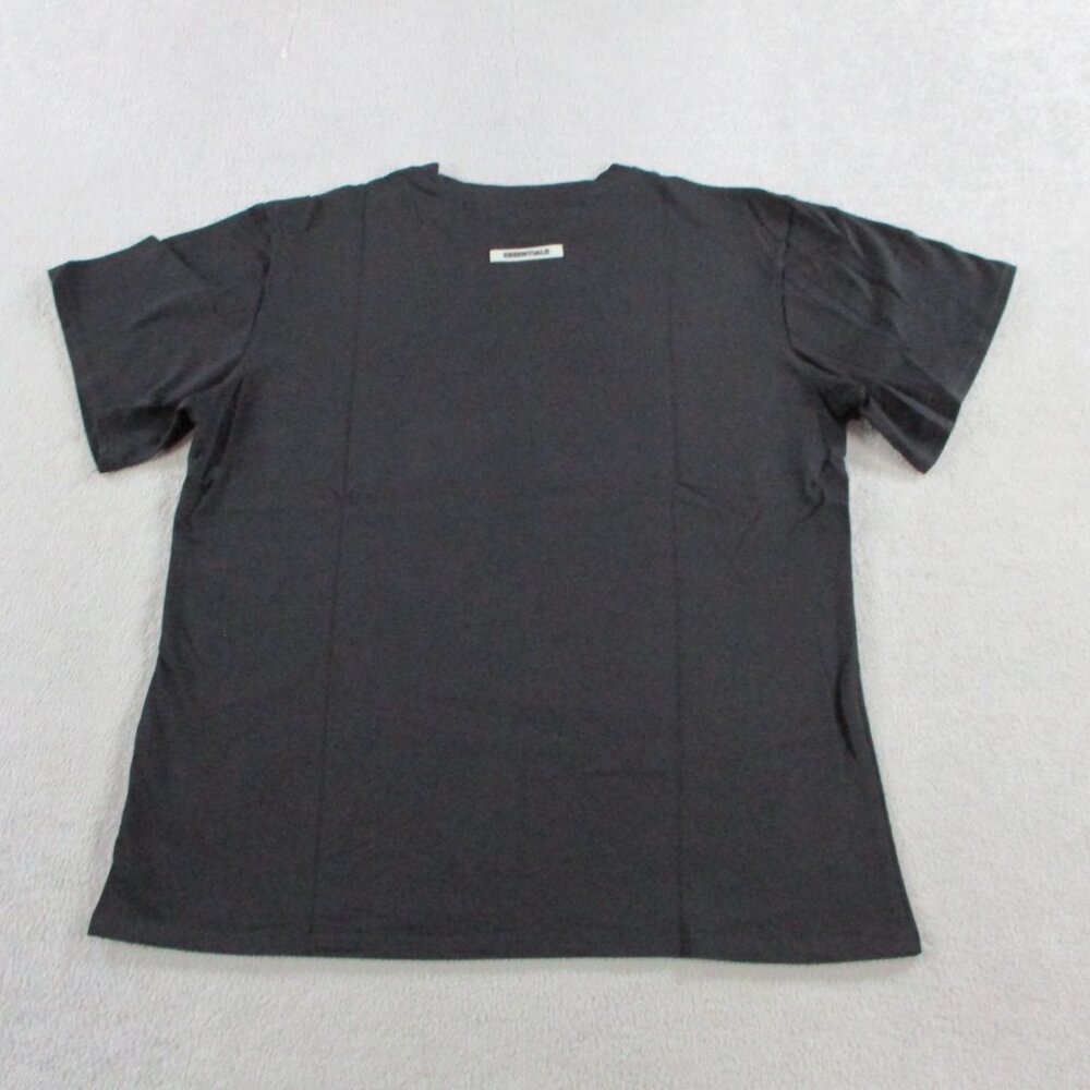 Fear of God Essentials Shirt Adult XL Black Crewneck Cotton Logo Tee NWT NEW - Picture 2 of 9